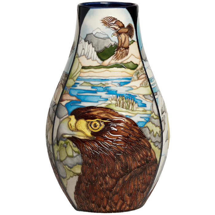 On Eagles Wings - Vase