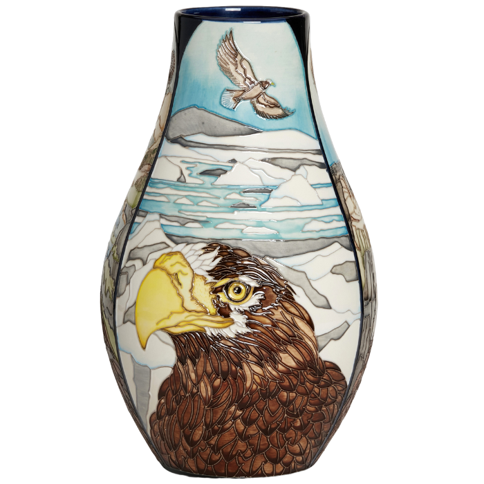 On Eagles Wings - Vase